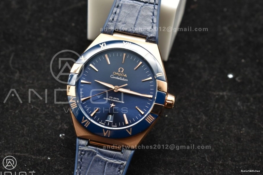 A8900 Dial Blue Ceramic Best On VSF Super Edition Durable Clone Blue Blue 541 YG Gummy Constellation Strap 1:1 1111